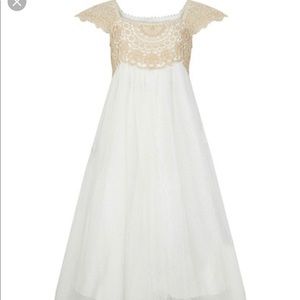 Monsoon - Gold Sparkle Party Gown